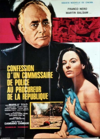 affiche du film CONFESSION D'UN COMMISSAIRE DE POLICE AU PROCUREUR DE LA REPUBLIQUE