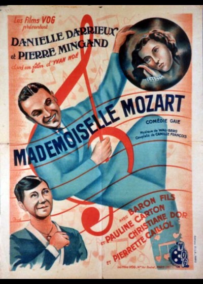 affiche du film MADEMOISELLE MOZART