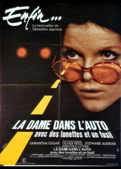 affiche du film DAME DANS L'AUTO AVEC DES LUNETTES ET UN FUSIL (LA)