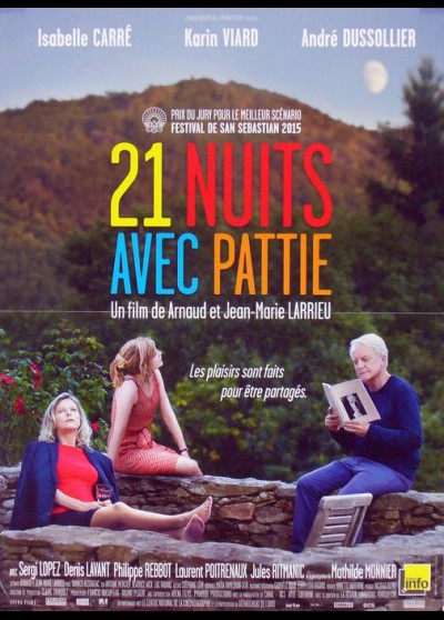 affiche du film VINGT ET UNE NUITS AVEC PATTIE