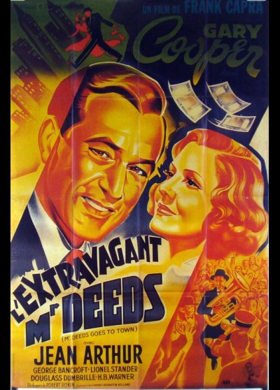 MISTER DEEDS GOES TO TOWN movie poster