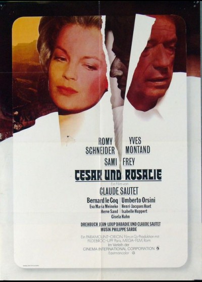 CESAR ET ROSALIE movie poster