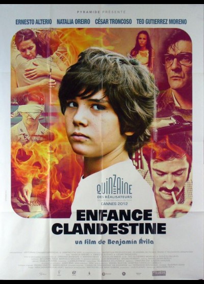 affiche du film ENFANCE CLANDESTINE