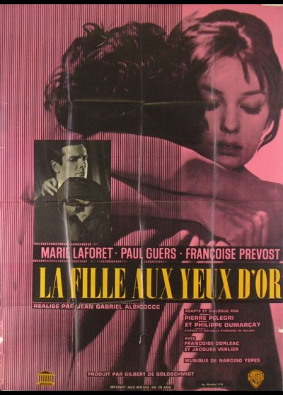 affiche du film FILLE AUX YEUX D'OR (LA)