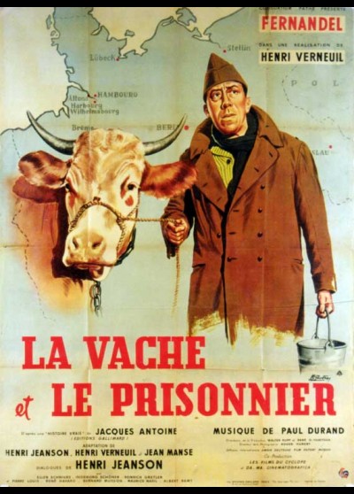affiche VACHE ET LE PRISONNIER (LA) Henri Verneuil - CINESUD affiches