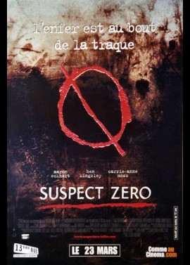 affiche du film SUSPECT ZERO