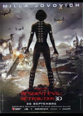 affiche du film RESIDENT EVIL RETRIBUTION