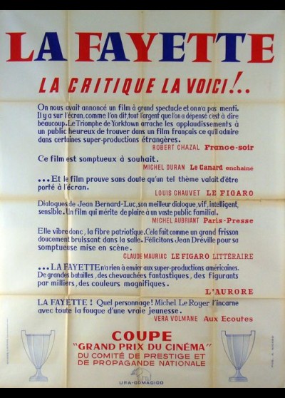 affiche du film LA FAYETTE