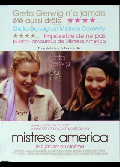 MISTRESS AMERICA movie poster