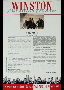 affiche du film RAMBO 3