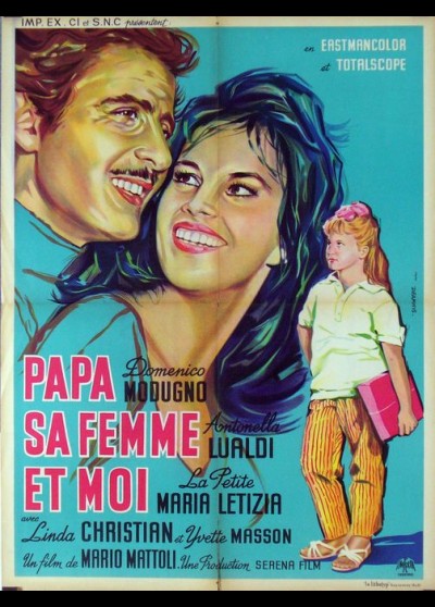 affiche du film PAPA SA FEMME ET MOI
