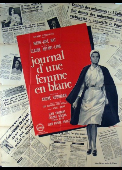 affiche du film JOURNAL D'UNE FEMME EN BLANC (LE)