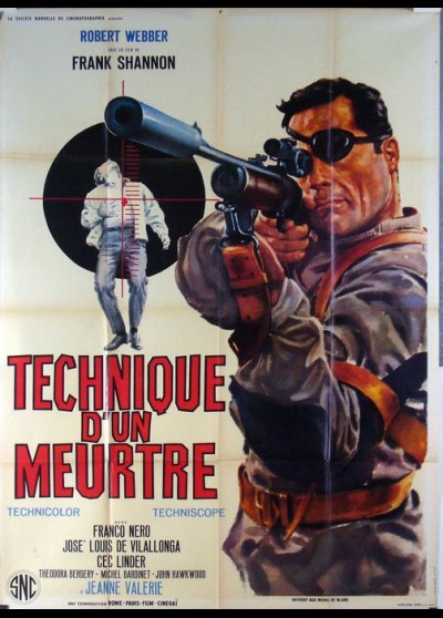 TECNICA DI UN OMICIDIO movie poster