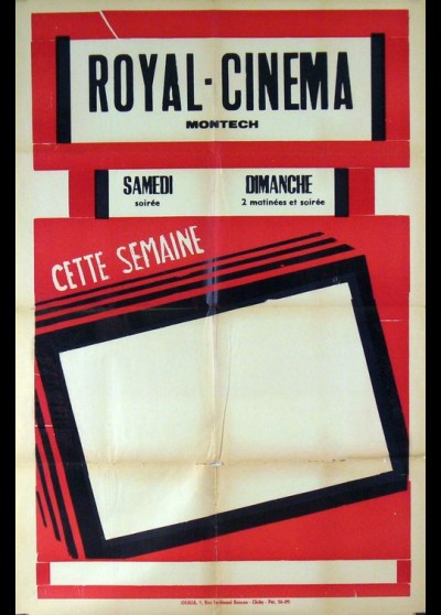 ROYAL CINEMA movie poster