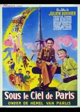 SOUS LE CIEL DE PARIS movie poster