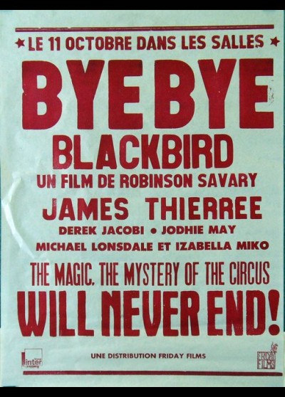 affiche du film BYE BYE BLACKBIRD