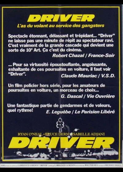 affiche du film DRIVER