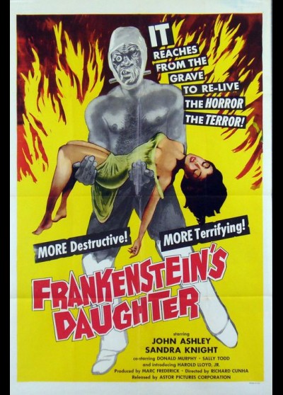 FRANKENSTEIN'S DAUGHTER movie poster