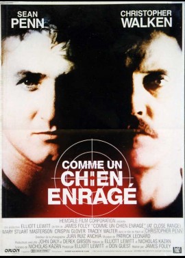 affiche du film COMME UN CHIEN ENRAGE