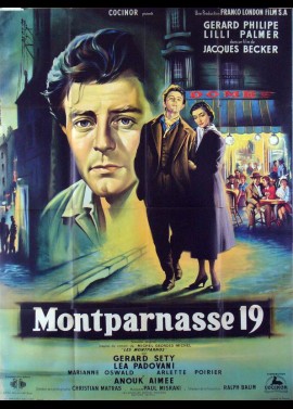 affiche du film MONTPARNASSE 19