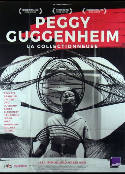 affiche du film PEGGY GUGGENHEIM LA COLLECTIONNEUSE