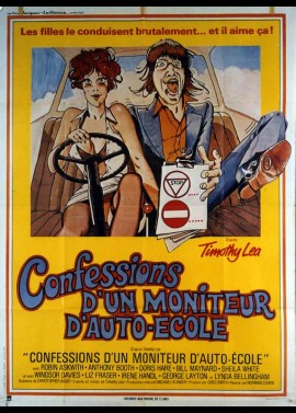 affiche du film CONFESSIONS D'UN MONITEUR AUTO ECOLE