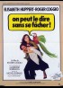 affiche du film ON PEUT LE DIRE SANS SE FACHER