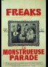 affiche du film FREAKS LA MONSTRUEUSE PARADE