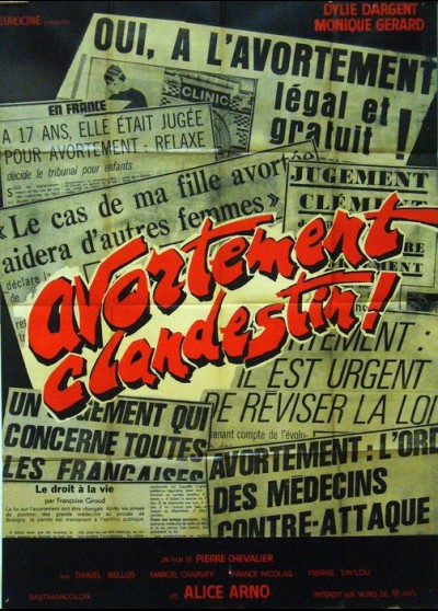 affiche du film AVORTEMENT CLANDESTIN