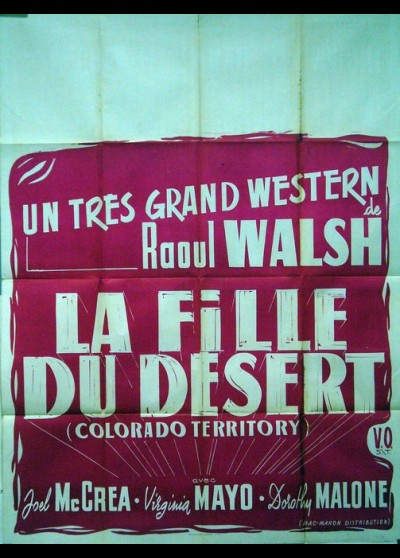 affiche du film FILLE DU DESERT (LA)