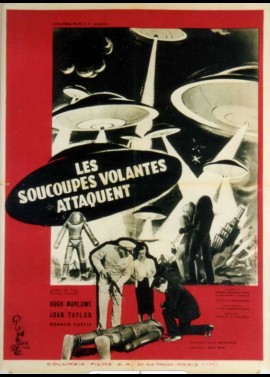 EARTH VS THE FLYING SAUCERS movie poster