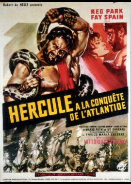 affiche du film HERCULE A LA CONQUETE DE L'ATLANTIDE