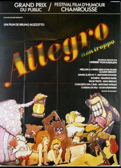 affiche du film ALLEGRO NON TROPPO