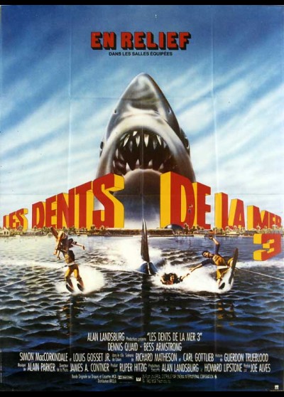 JAWS 3 D movie poster