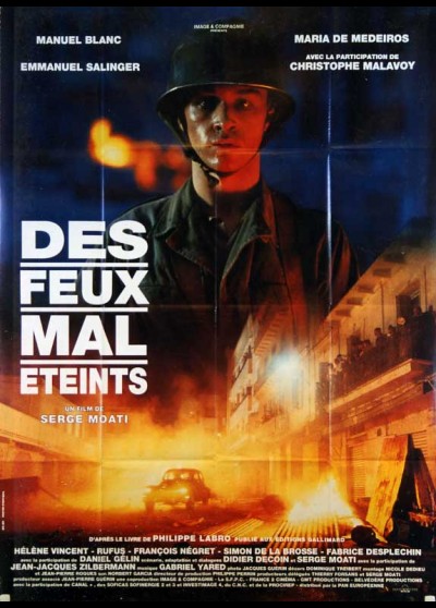 DES FEUX MAL ETEINTS movie poster