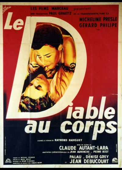 DIABLE AU CORPS (LE) movie poster