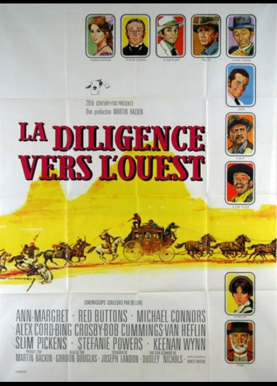 affiche du film DILIGENCE VERS L'OUEST (LA)