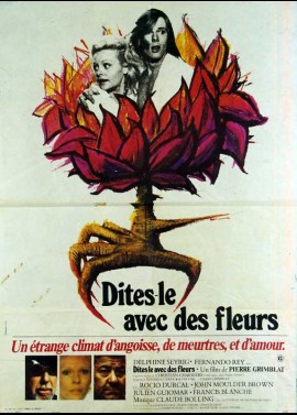 affiche du film DITES LE AVEC DES FLEURS