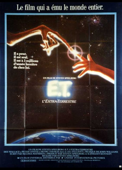 affiche du film E.T L'EXTRA TERRESTRE