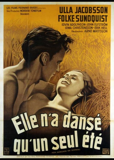 affiche du film ELLE N'A DANSE QU'UN SEUL ETE