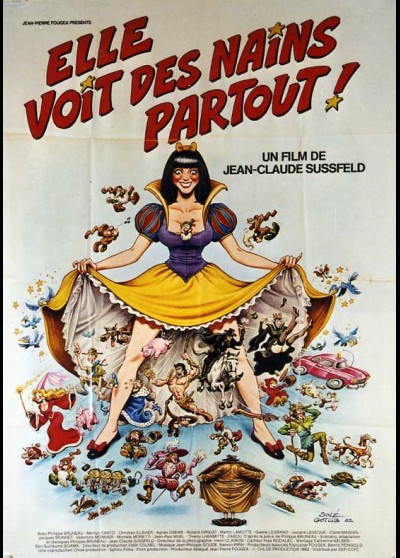 affiche du film ELLE VOIT DES NAINS PARTOUT