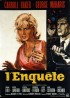 affiche du film ENQUETE (L')