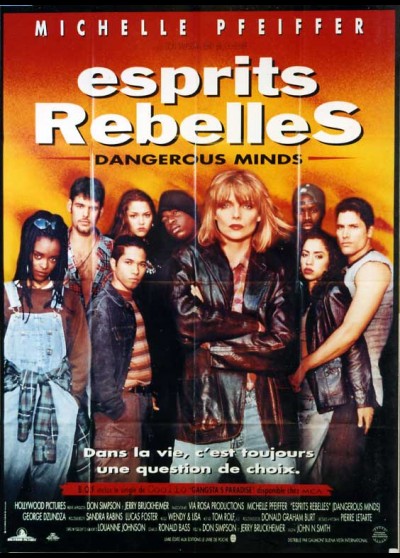 DANGEROUS MINDS movie poster