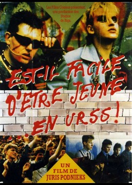 affiche du film EST IL FACILE D'ETRE JEUNE EN URSS