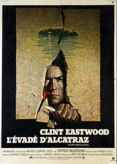 ESCAPE FROM ALCATRAZ movie poster