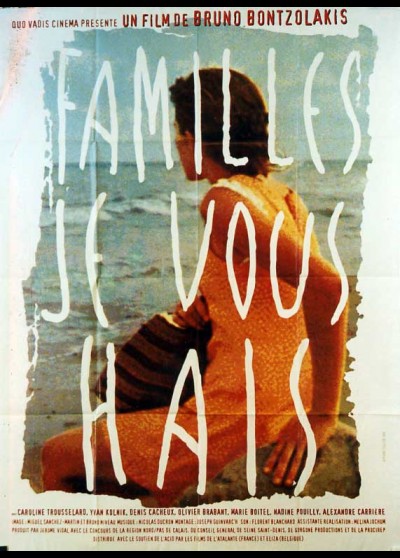 affiche du film FAMILLES JE VOUS HAIS