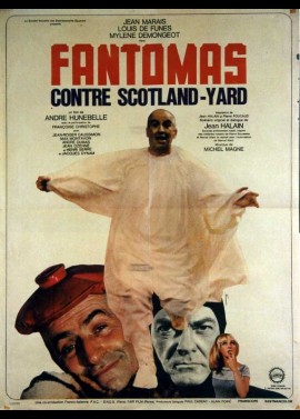 affiche du film FANTOMAS CONTRE SCOTLAND YARD