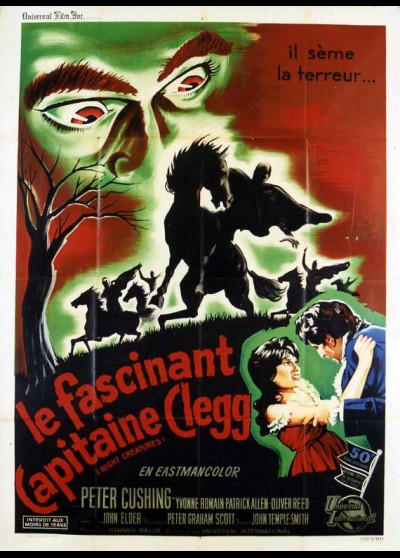 CAPTAIN CLEGG / NIGHT CREATURES movie poster