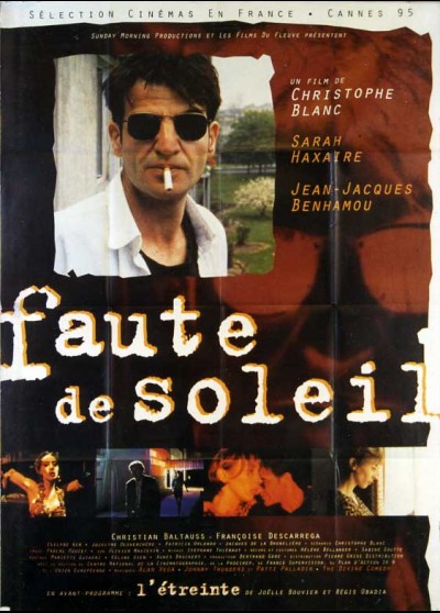 affiche du film FAUTE DE SOLEIL