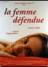 affiche du film FEMME DEFENDUE (LA)